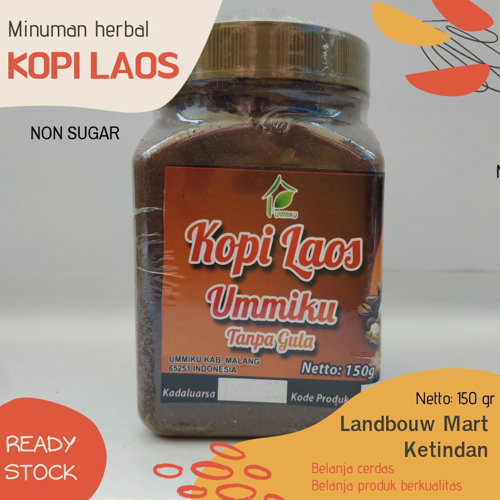 

Kopi Laos UMMIKU (Tanpa Gula/less sugar)