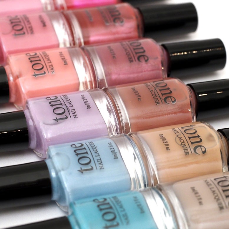 Kutek TONE Nail Polish BPOM Seri Warna Pastel Soft Mixed Color High Quality Paling Lengkap