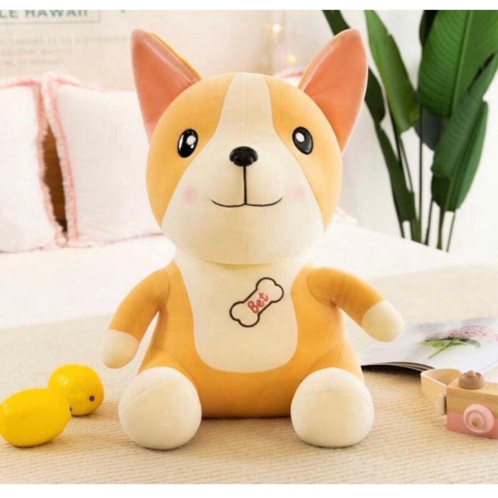 Boneka anjing shiba chorgi / boneka shiba plush doll lembut bisa cod