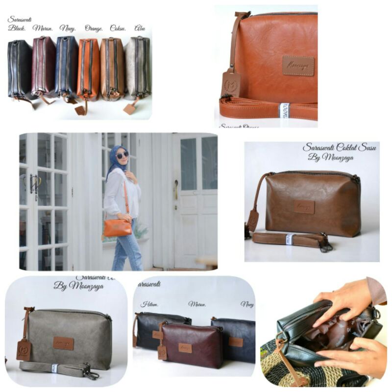 Moonzaya Saraswati Tas Selempang Wanita