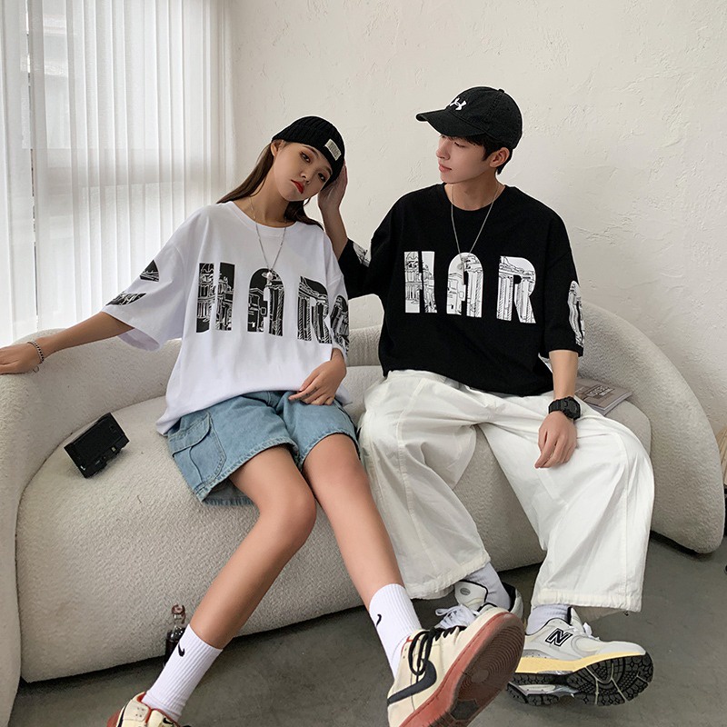 Kaos T-Shirt Oversize Unisex HAR Bahan Katun Premium Impor (A128-2247)