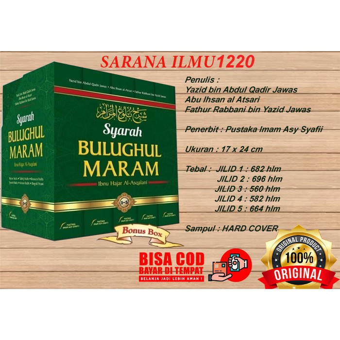 Jual SET 5JILID LENGKAP Syarah Bulughul Maram | Pustaka Imam Syafii ...