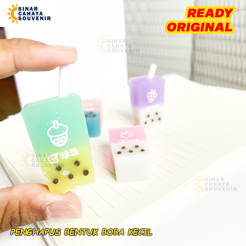 

Penghapus Boba Kecil | Hapusan Pensil Karet Lucu Imut | ATK Murah Unik Stationery Kantor Sekolah | Souvenir Hadiah Unik