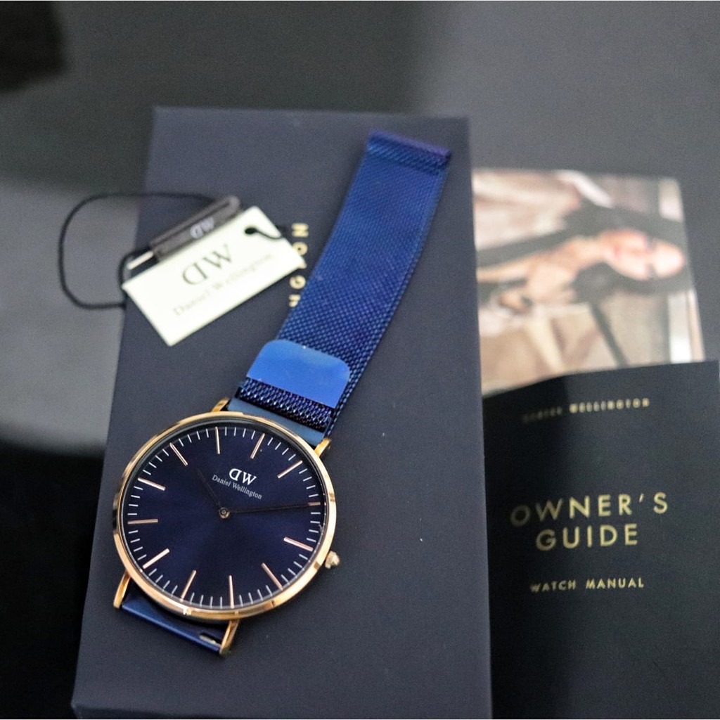 Jam Tangan Water Resist Pria Cowok DW Daniel Wellington Tali Rantai Magnet