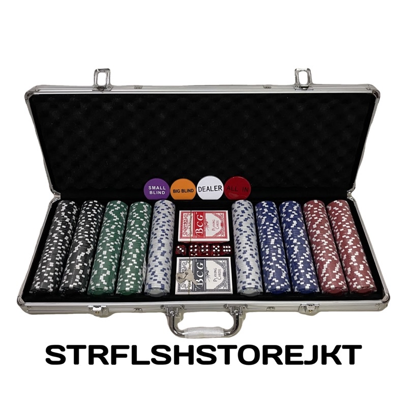 Poker Chip Set isi 500/Texas Holdem Poker Chip isi 500