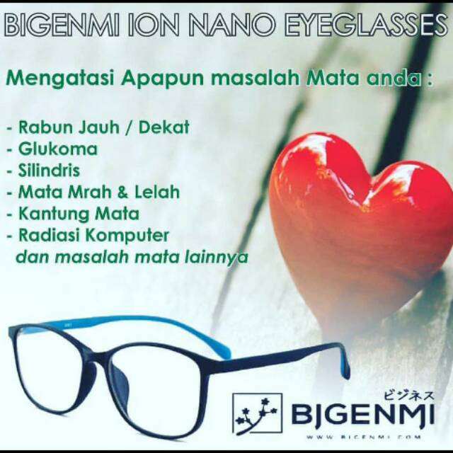 Kacamata Ion Nano Eyeglasses Bigenmi
