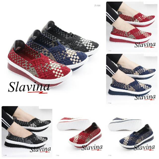 Sepatu Wanita Slavina®Knit Wedges*
Rajut Series #T108
*ORIGINALBRAND