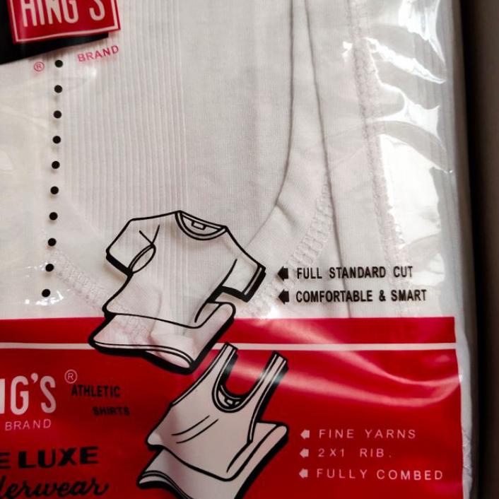 ☆ SINGLET HINGS PRIA, SINGLET DEWASA SALUR / KAOS DALAM PRIA HING'S SINGLET HINGS MERAH/ KUTANG, ORI
