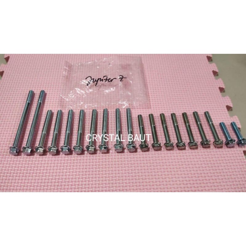 Baut Blok Set Kopling &amp; Magnet Yamaha Jupiter Z Baut 10 Kunci 8