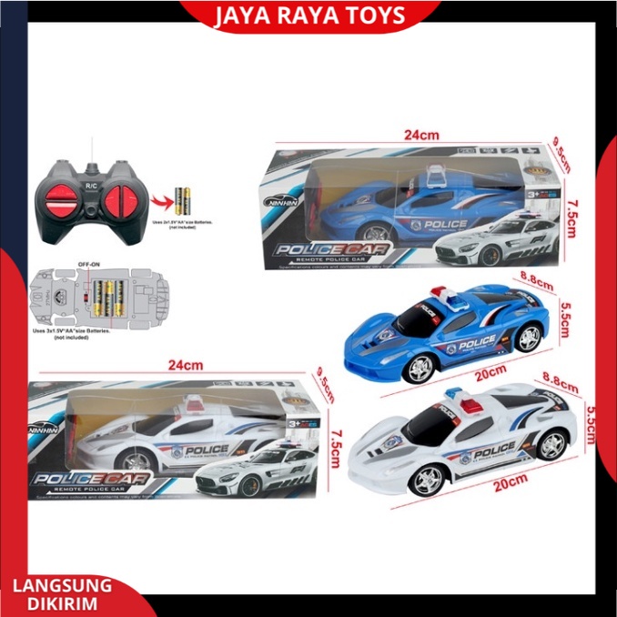 Mainan Anak Mobil Remote Control Polisi Terbaru Remot Kontrol Model Baru Sport Racing Car New Edition