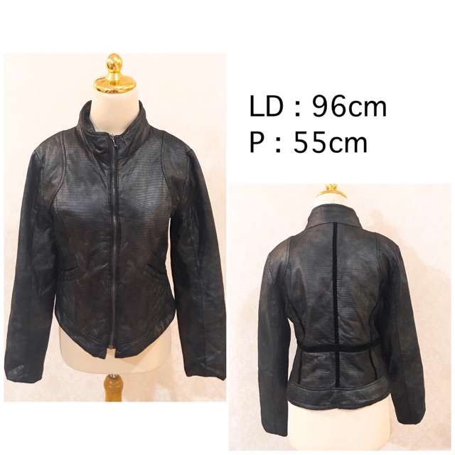 Jaket biker preloved