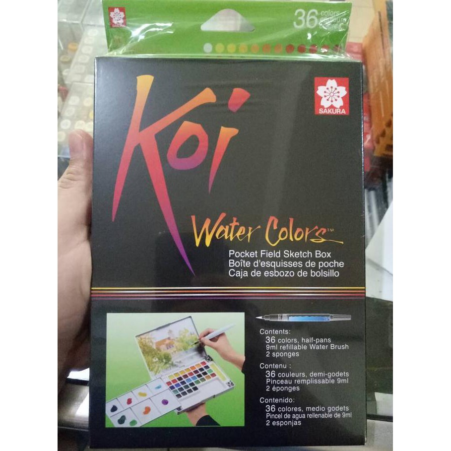 

Ready Stok! Sakura Koi Watercolor Pocket 36Clr Termurah