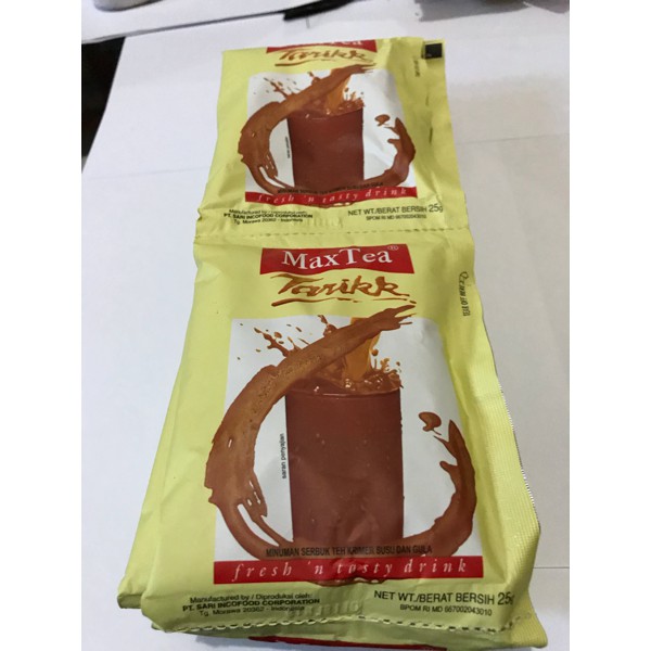 

Teh Tarik Max Tea 1 Renceng / 10 Sachet / Sashet / Pcs / Maxtea