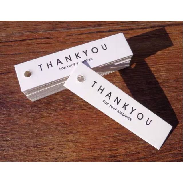 Hang tag | label merk | thank you | for you | handmade  30 pcs