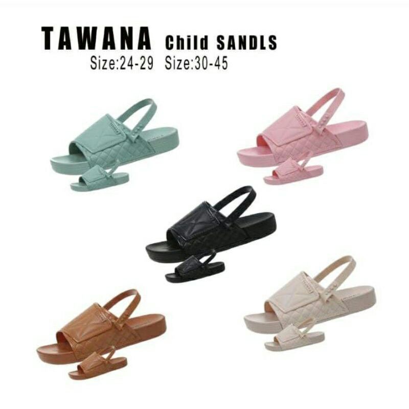 TGH Sandal Tawana Strap/ Tawana Candy/ Tawana Casual/ Tawana Mom and Kids Import