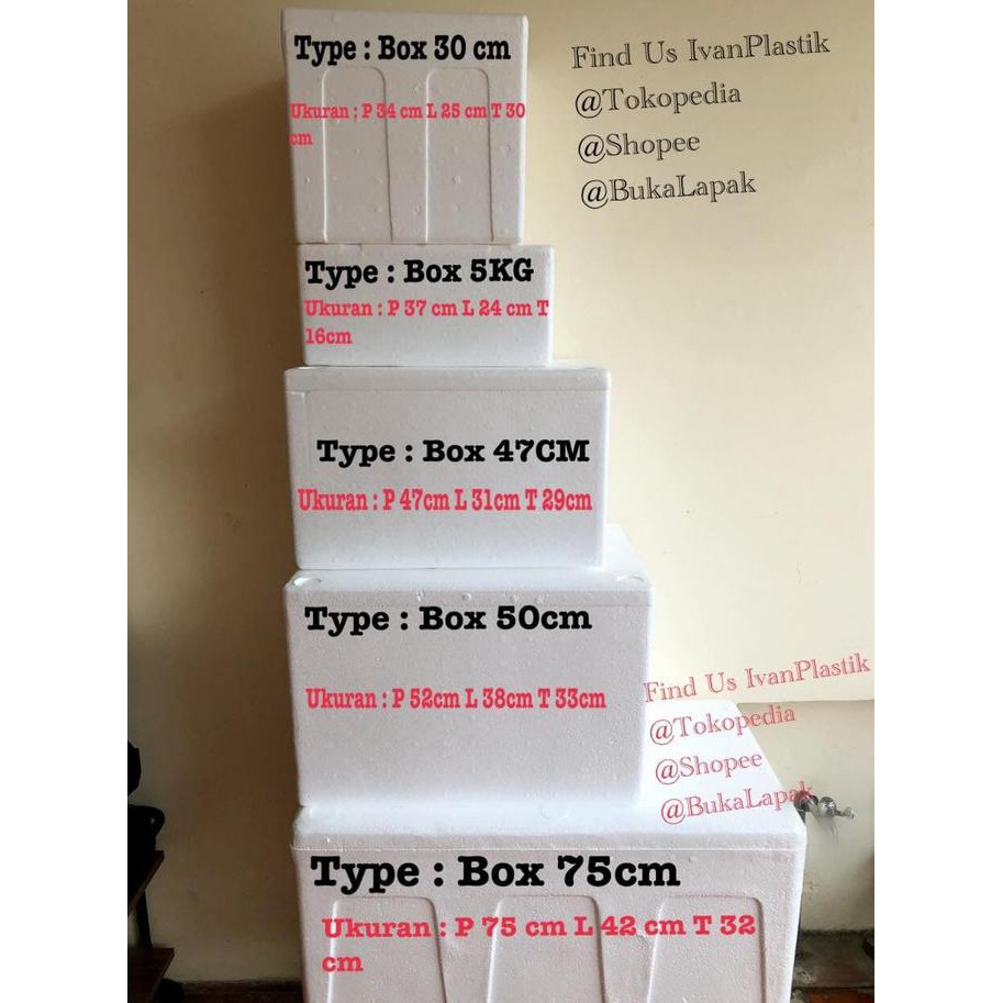Tp964776- Styrofoam Box Besar Lion 75 Cm / Kotak Gabus / Box Frozen Food Hard R3573E3S