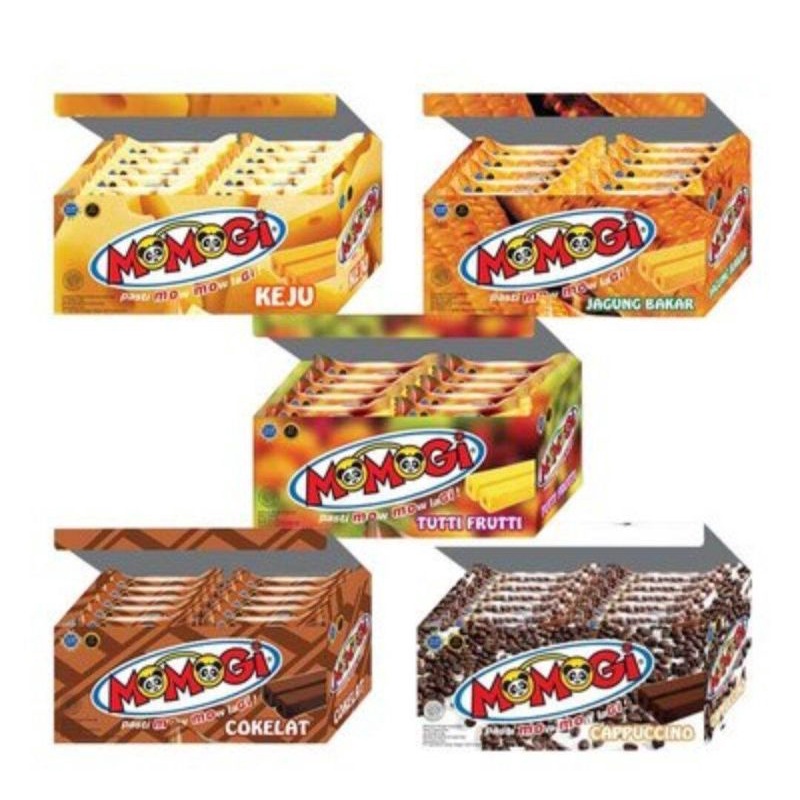 Jual Momogi Stick Snack Jagung Bakar Coklat Keju Cappucino Tutti Fruti