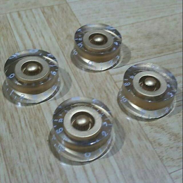 Knob potensio gitar gibson epiphone lespaul gold