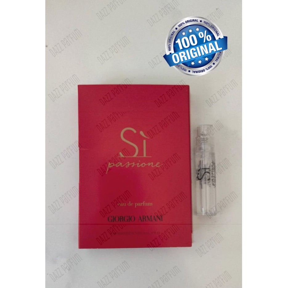 DAZZ Parfum Vial Giorgio Armani Si Passione