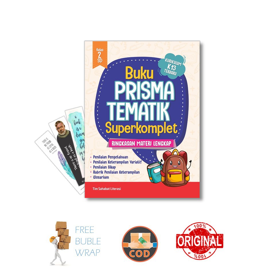 Buku Kelas 2 Sd: Buku Prisma Tematik Superkomplet (Charissa Publisher)