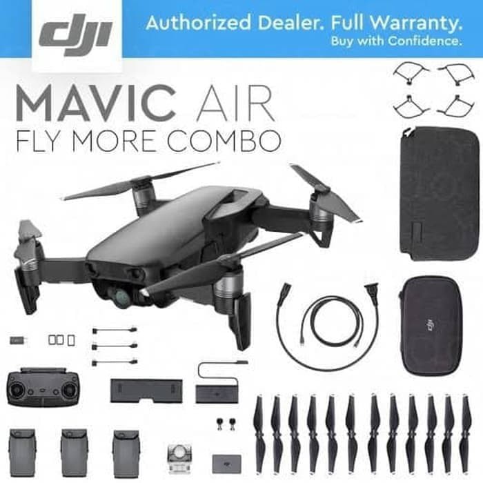 DJI MAVIC AIR COMBO GARANSI RESMI - DRONE MAVIC AIR FLY MORE COMBO