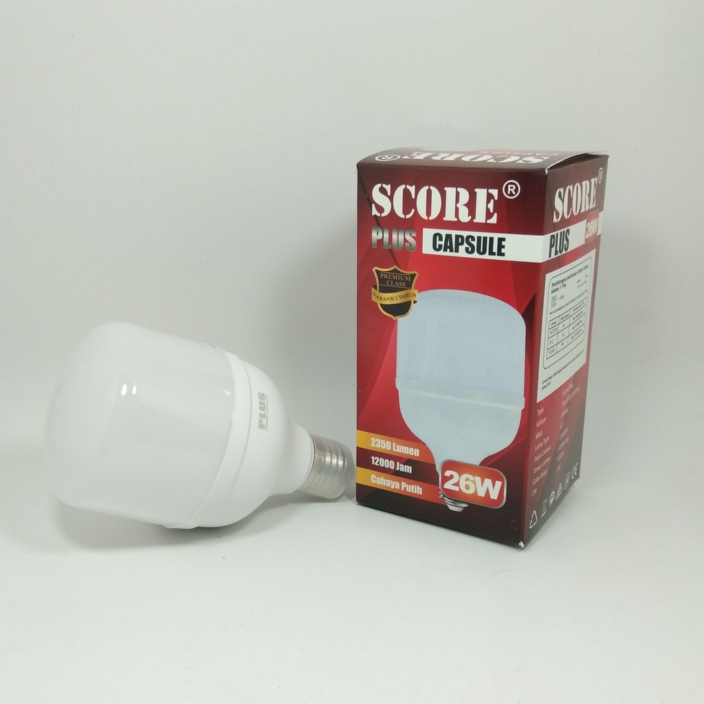 Score Plus Lampu LED Capsule 26 Watt - Cahaya Putih