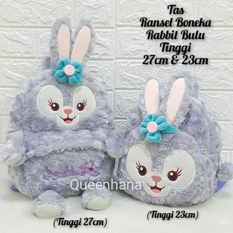 Tas Ransel Boneka Stella Lou / Backpack Anak Boneka Rabbit Stella