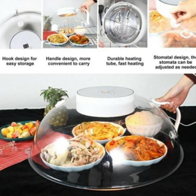 Tudung Saji Elektrik / Pelindung Makanan / Pemanas Makanan