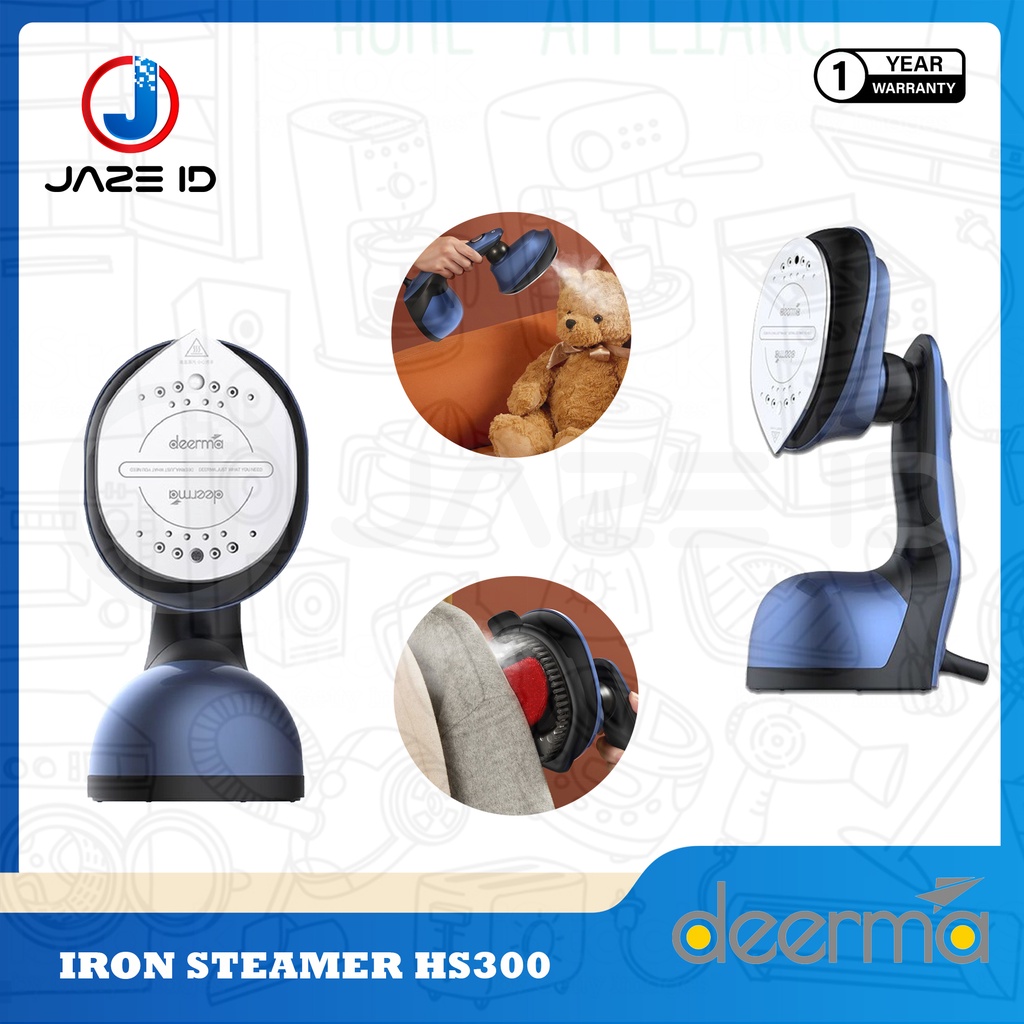 Deerma HS300 Setrika Uap Steam Iron Steamer Baju Pakaian Boneka Jas