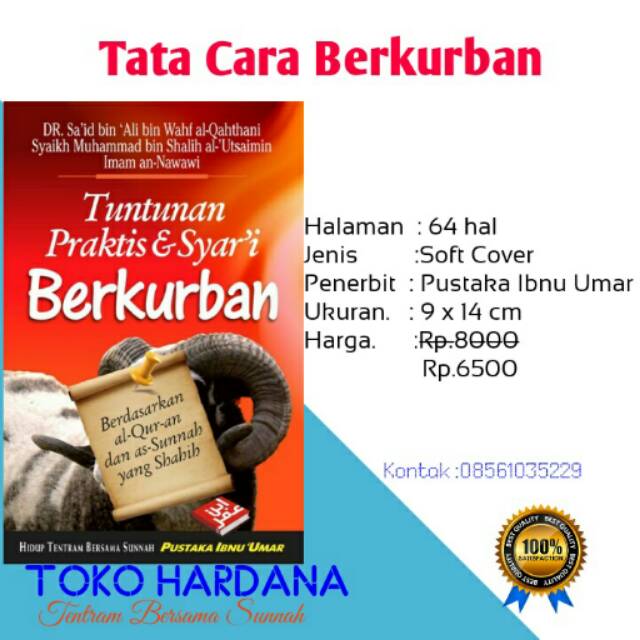Buku Qurban / tata cara berqurban