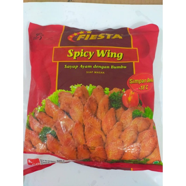 

Fiesta spicy wings 500gr