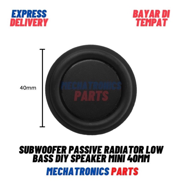 Subwoofer Passive Radiator sub woofer Pasif Low Bass DIY Speaker Mini 40mm