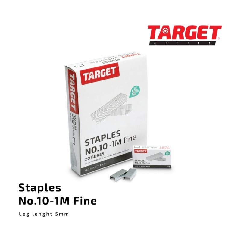 

(1 pack kecil) isi staples no 10 / isi staples target no 10 / isi staples kecil / staples no.10