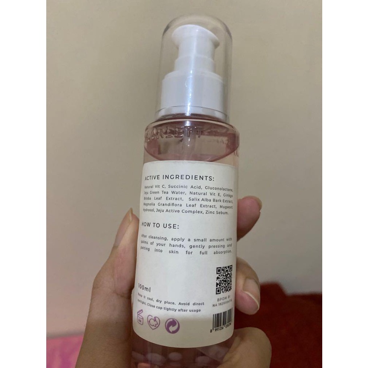 [ORI] Scarlett Toner Essence Acne Whitening Mengobati Peradangan Jerawat Kemerahan dan Pembengkakan I BPOM 100ml