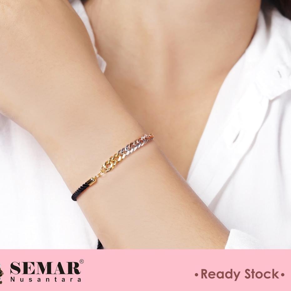 Dijamin Miring harga.. Gelang Emas Tali Serut Agnelia Gold 10K Semar Nusantara