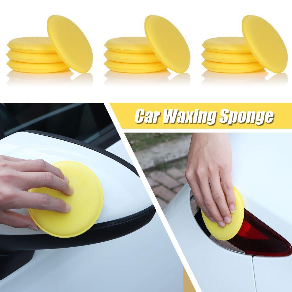 Populer 12Pcs Spons Waxing Mobil Alat Pembersih Praktis Aksesoris Kendaraan Cat Cleaning