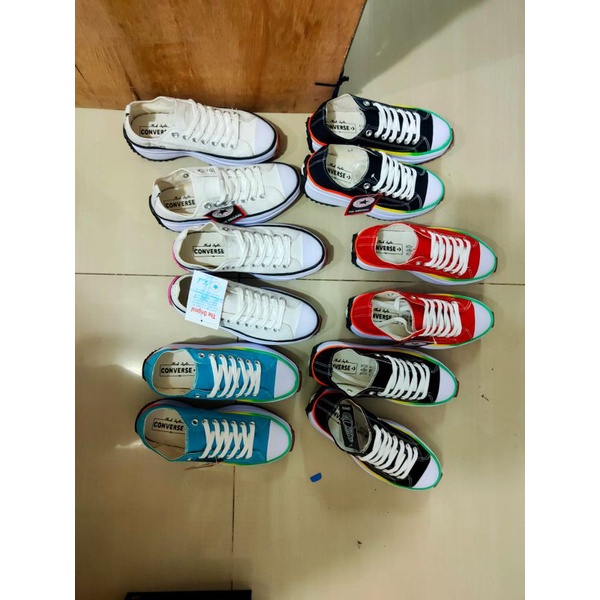 Sepatu Converse Heel Size label made in vietnam / sneakers cewek Size 36-41