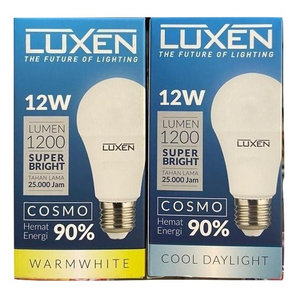 Luxen Lampu Led Bulb 12w 12 Watt 12 W 12Watt 12W Lampu Garansi 1 Tahun