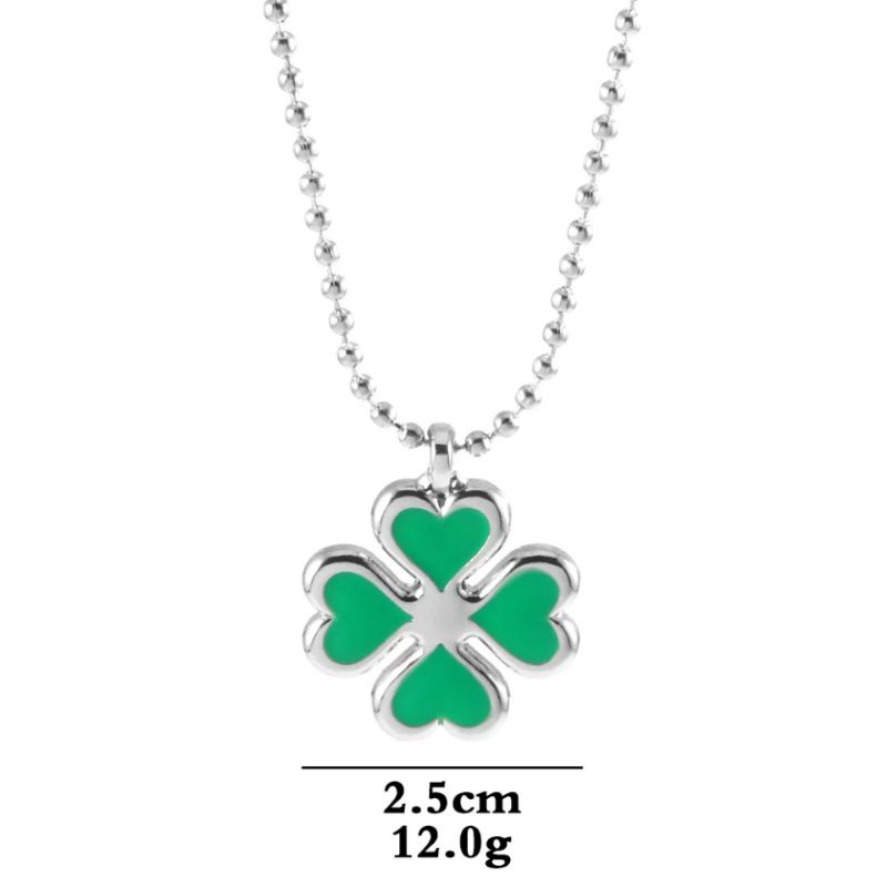 [BISA COD]Kalung Cosplay anime Tokyo Revengers Tachibana Hinata | Four Leaf Clover Liontin | Premium Clover