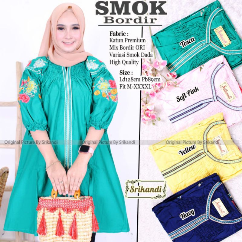 smok blus jumbo bordir