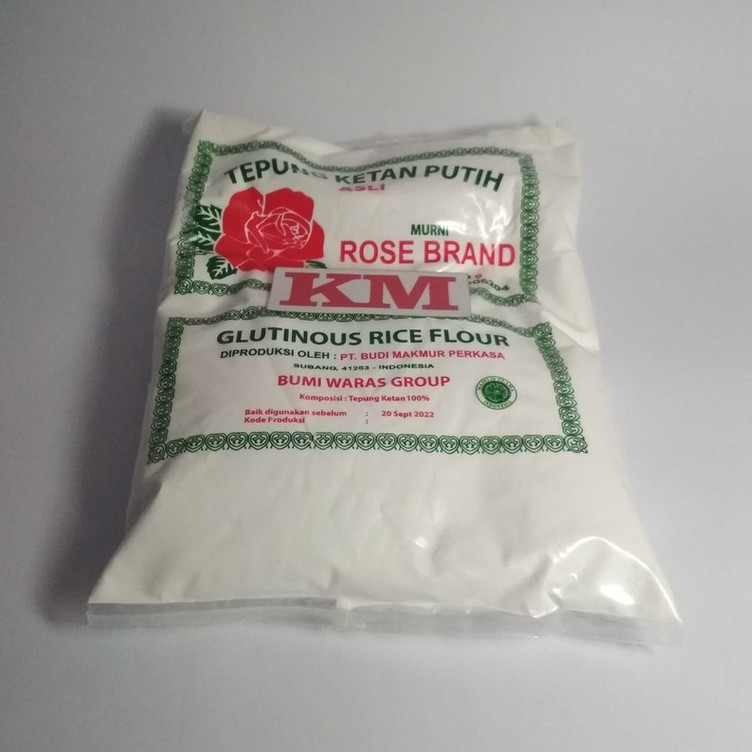 

(BIJI) TEPUNG KETAN PUTIH & BERAS PUTIH ROSE BRAND 500GRAM