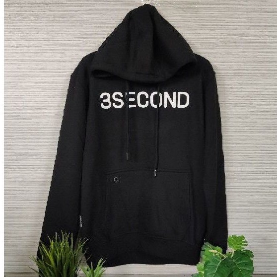 Hoodie 3second Original hitam