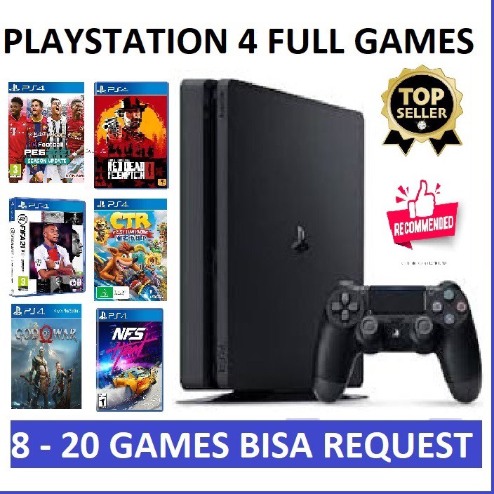 SONY PS4 PLAYSTATION 4 SLIM 500GB / 1TB FULL NEW GAME 2021 ...