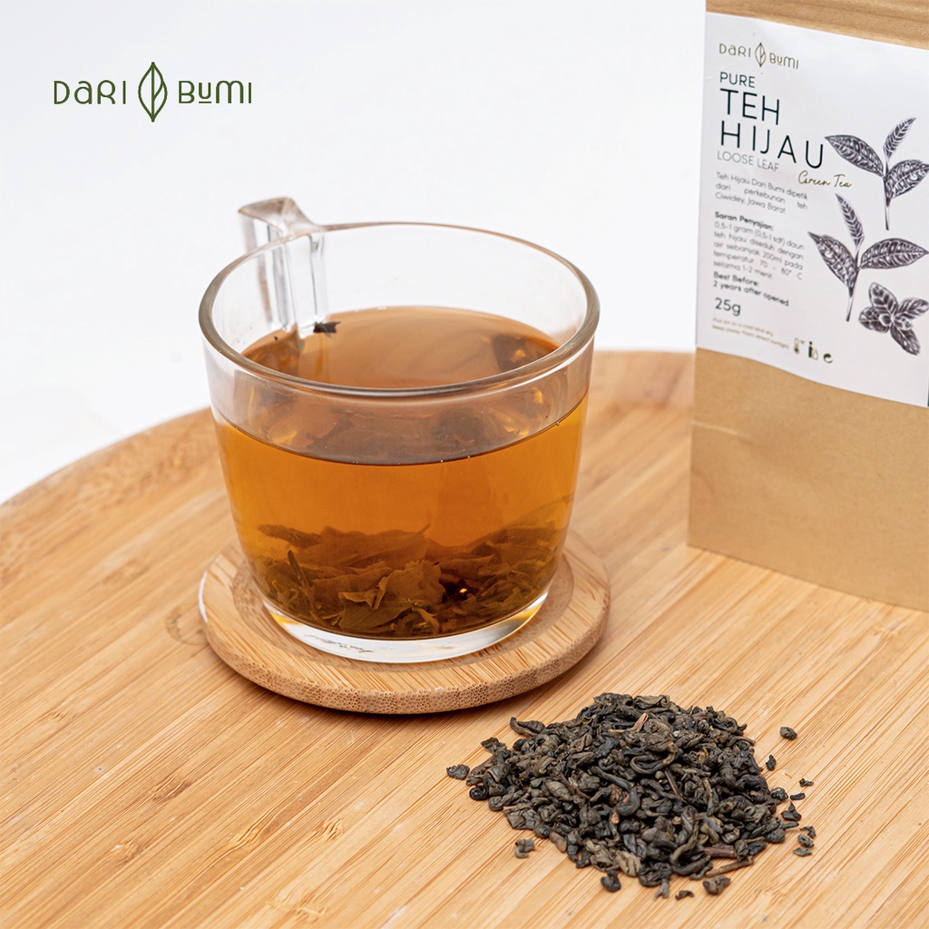 Teh Hijau Murni 25 gr Dari Bumi Greentea Premium