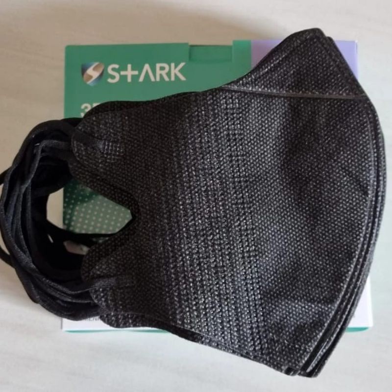 Face mask duckbill HITAM protective 3ply (50pc) masker duck bill