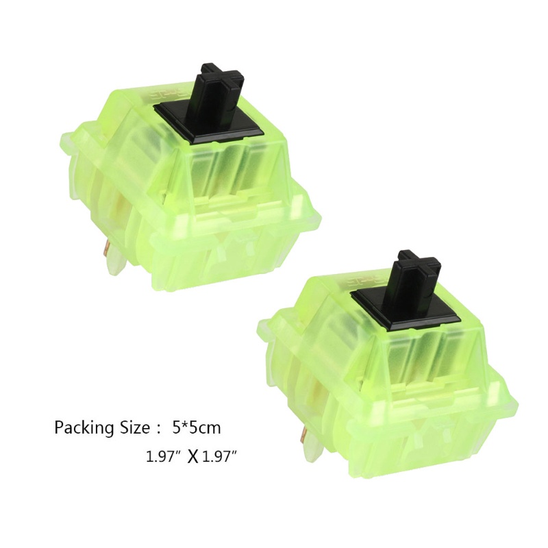 2 Pcs Sp-Star Cyber Starry Night Linear Switches Untuk Keyboard Mekanik Cherry Mx Style 5pin 62g Pcb Mount