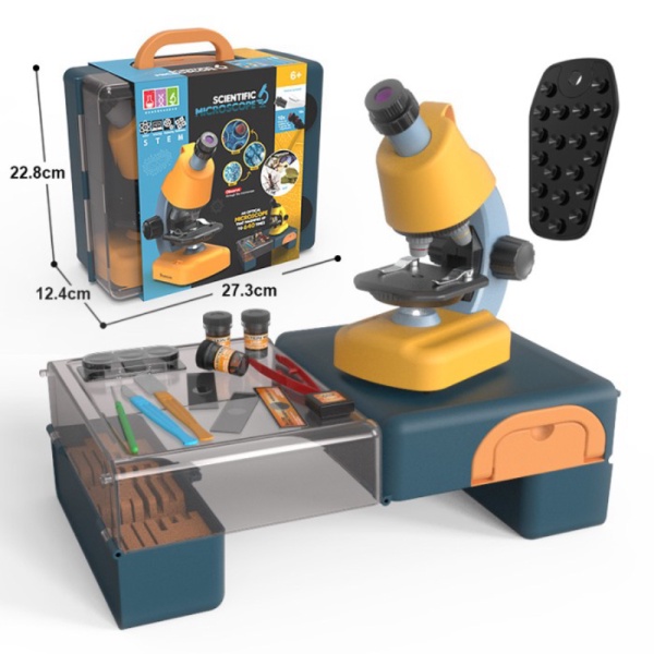 

Kids Scientific Microscope 1200x / Mikroskop Eksperimen Anak - Kuning Limited