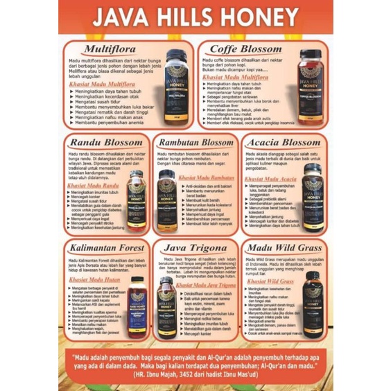 MADU FEMIO / JAVAHILLS HONEY / MADU WANITA