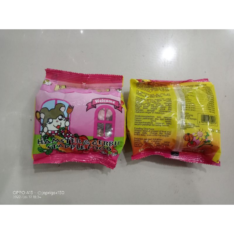 makanan hamster 300gr kuaci biji&quot;an popcron