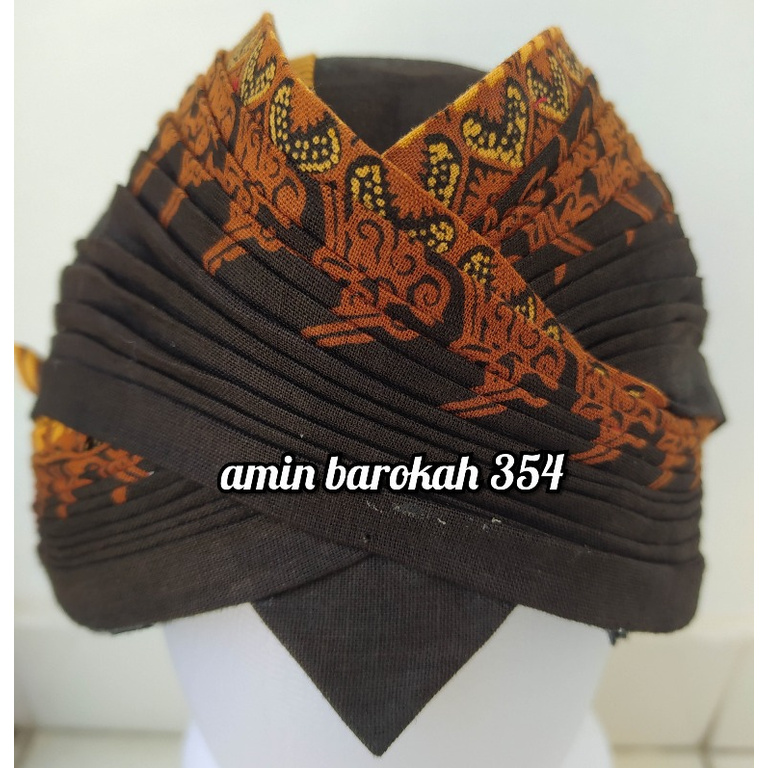 COD...!!! Blangkon Jogja Lipat Motif Cabut Jebeh - Ukuran Dewasa #Adat #Jawa #Tradisional